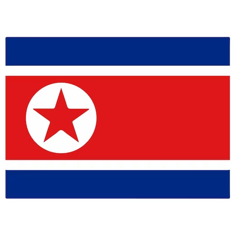 Korea,-North-Flag