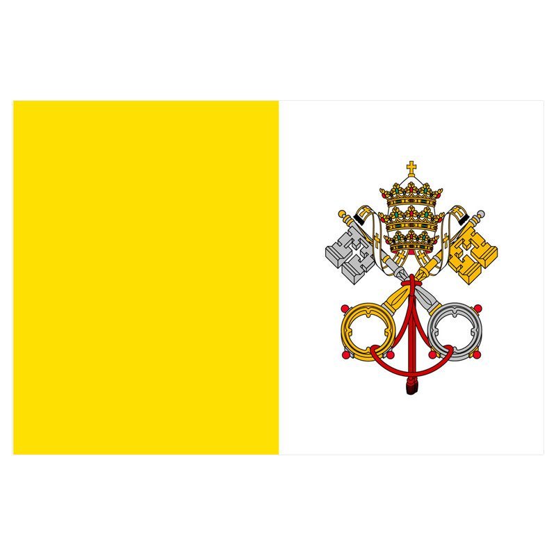 Papal---Vatican-City-Flag