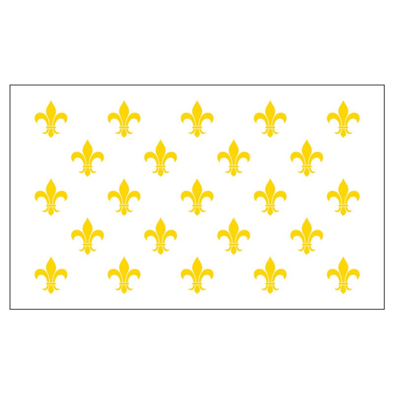 Fleur-de-Lis-(White-23)-Historical-US-Flag